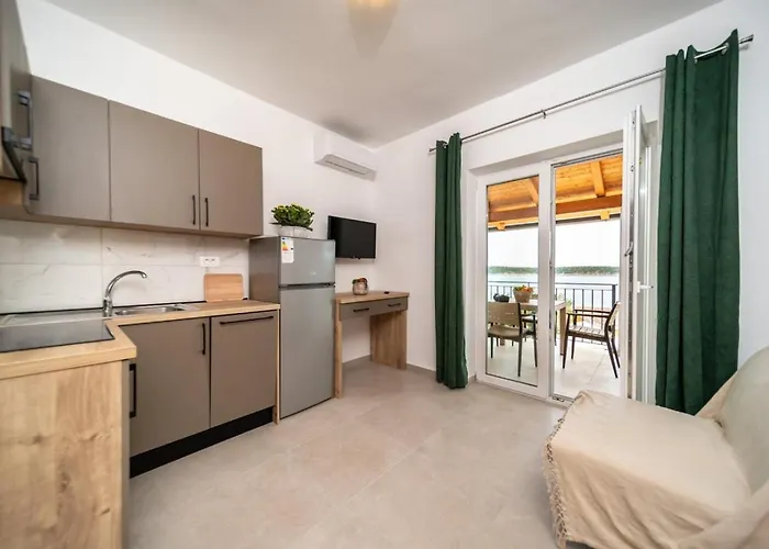 In Barbat With Sea View, Balcony, Air Conditioning 660-5 Daire