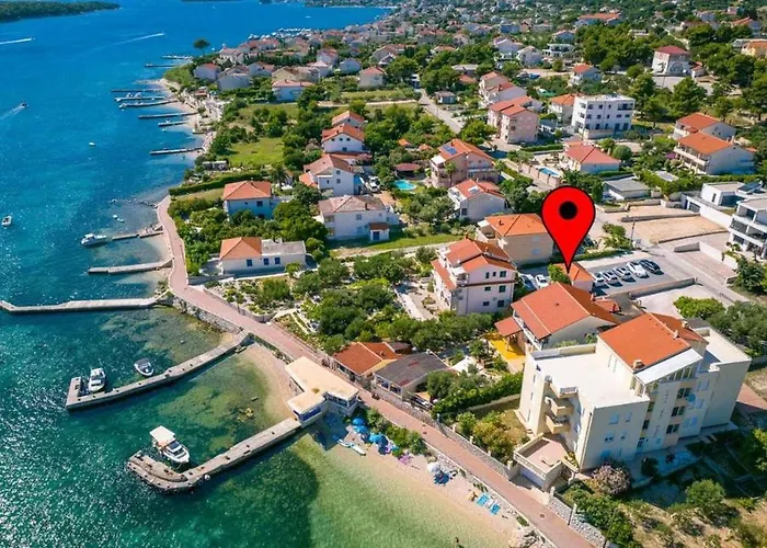 In Barbat With Sea View, Balcony, Air Conditioning 660-5 Daire *