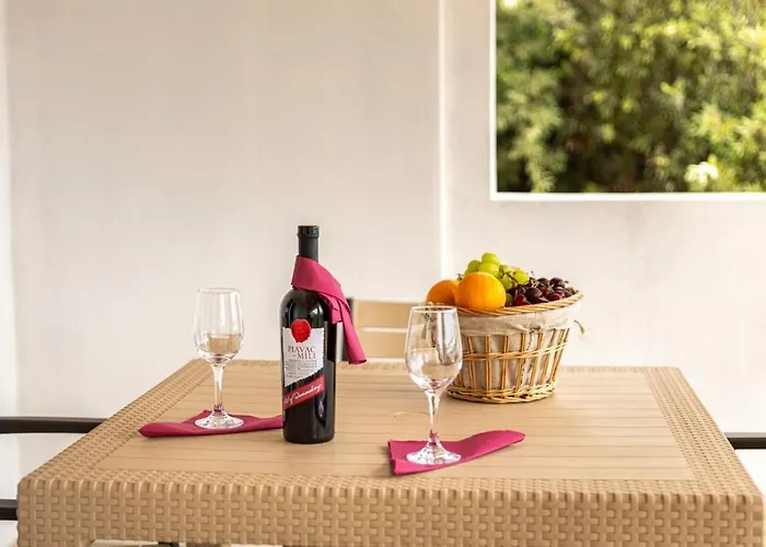 Daire In Barbat With Sea View, Balcony, Air Conditioning 660-5